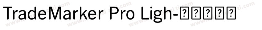 TradeMarker Pro Ligh字体转换